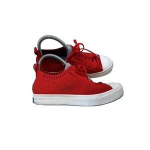 NATIVE Men's Jefferson 2.0 Lightknit Torch Red Fashion Sneaker Size 8